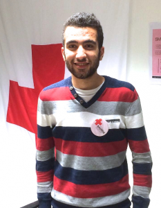 Azat Mohammed, kurder fra Syrien og frivillig hos Røde Kors.
