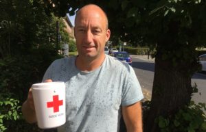 Morten, der samler ind på 9. år for Røde Kors