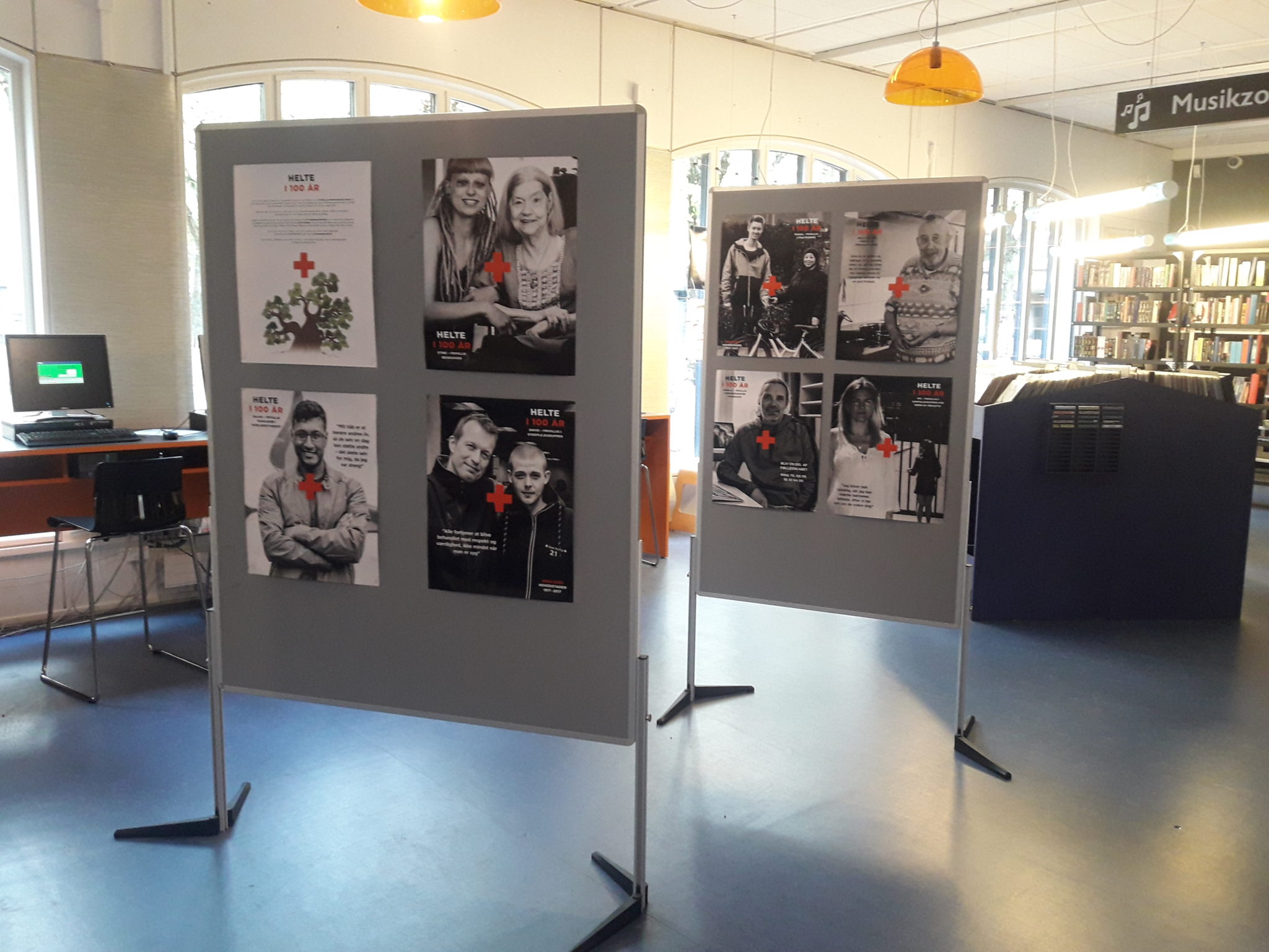Vandreudstillingen på Blågårdens bibliotek