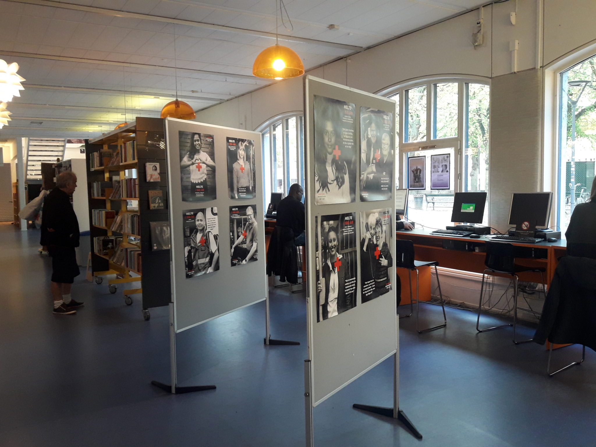 Vandreudstillingen på Blågårdens bibliotek